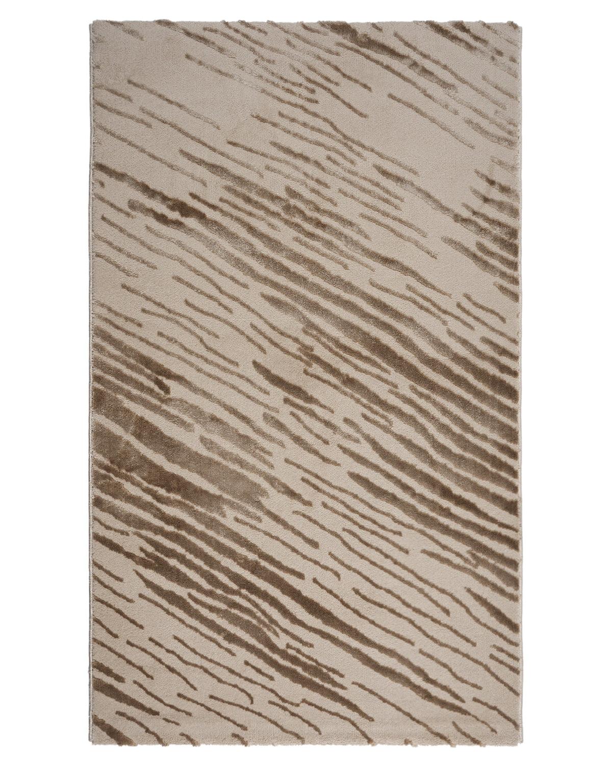 Aura Distressed Abstract Gold Carpet