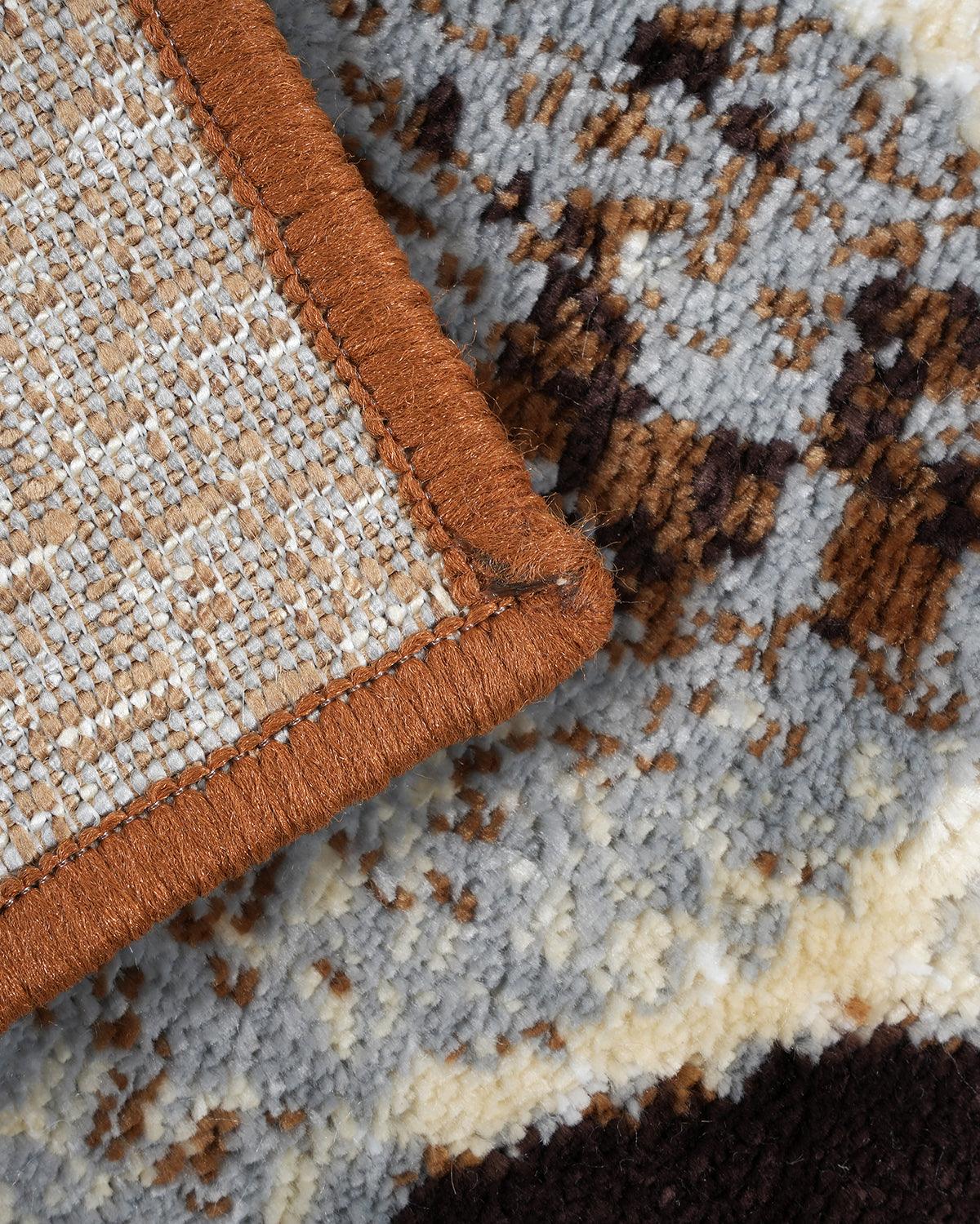 40X60 CM Diamond Doormat | Circular Beige