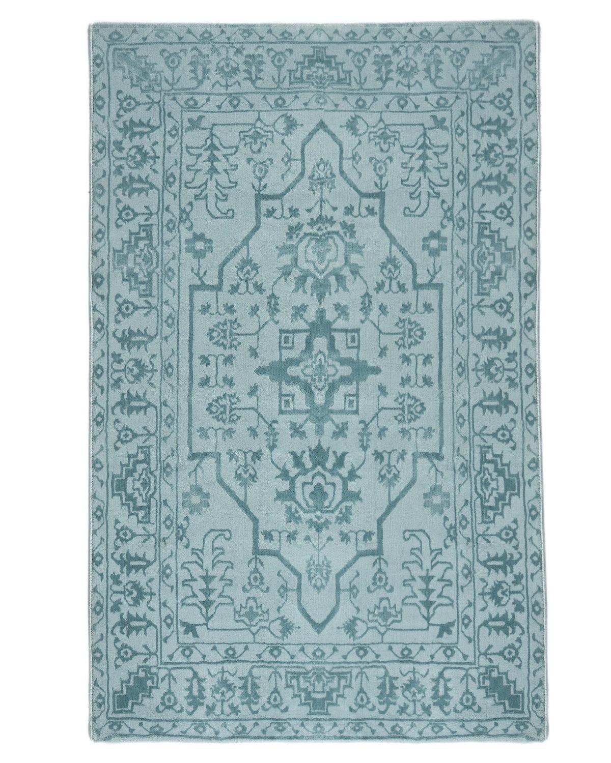 Aura Traditional Aqua Carpet