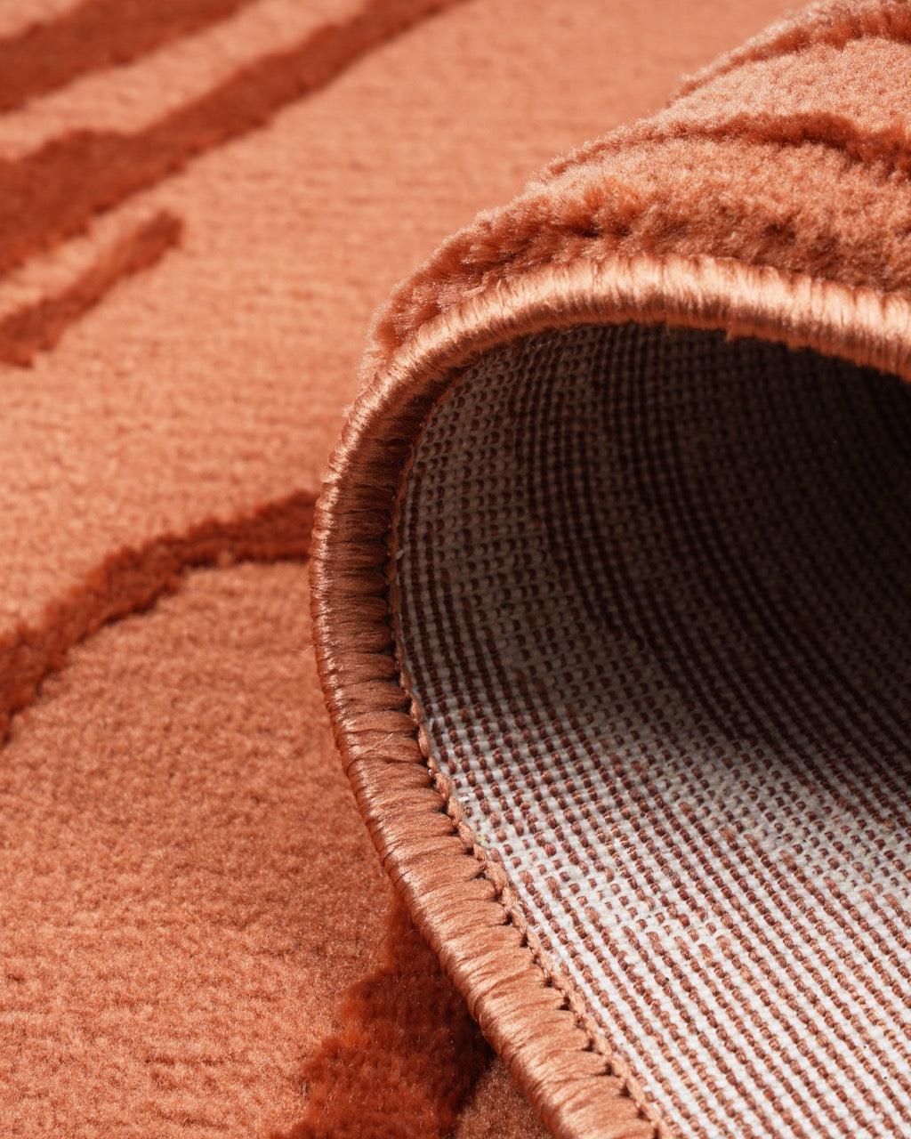Aura Carpet | Marble Print Rust