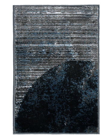 40X60 CM Diamond Doormat | Abstract Grey Blue