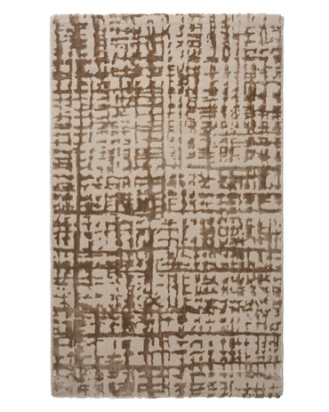 Aura Carpet | Grid Abstract Light Gold