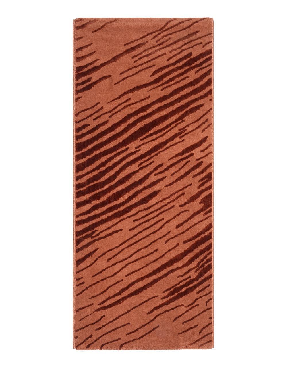 Aura Distressed Abstract Rust Carpet
