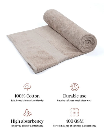 Luxe Living Bath Towel | Beige