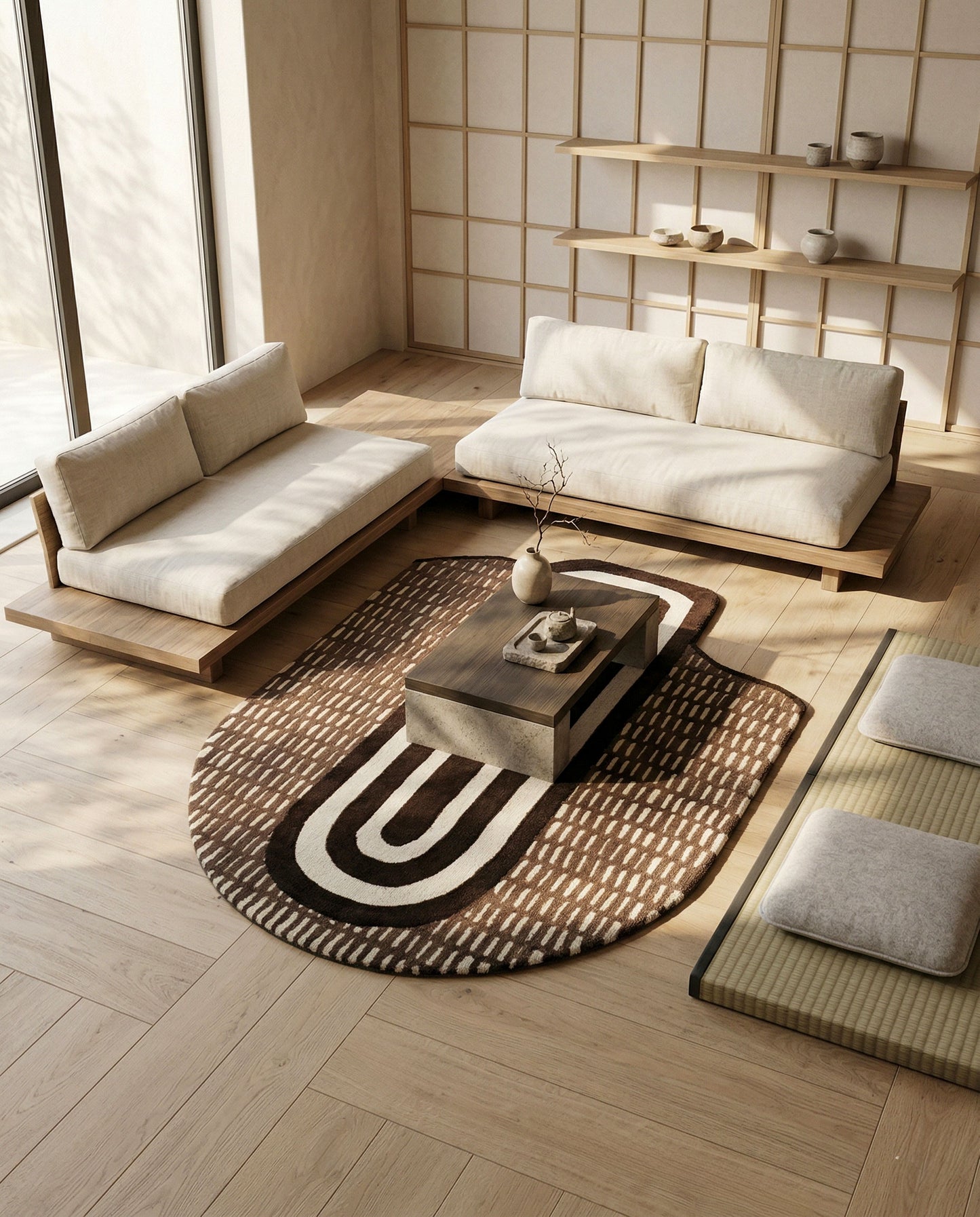 Brown Path Carpets
