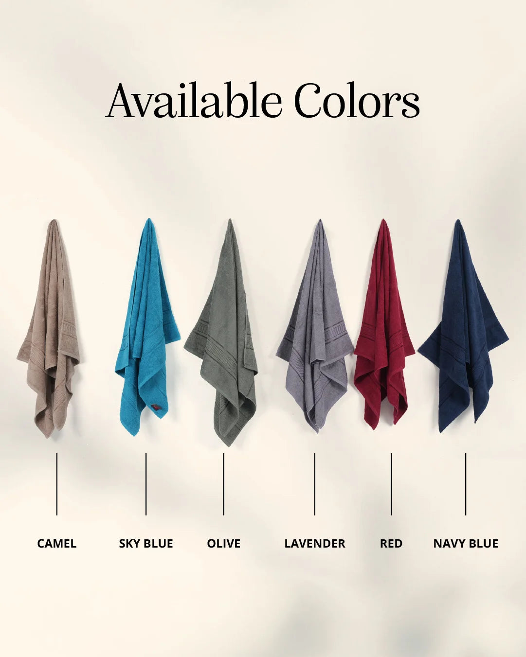 Set of 2 Breeze Bath Towel | Camel