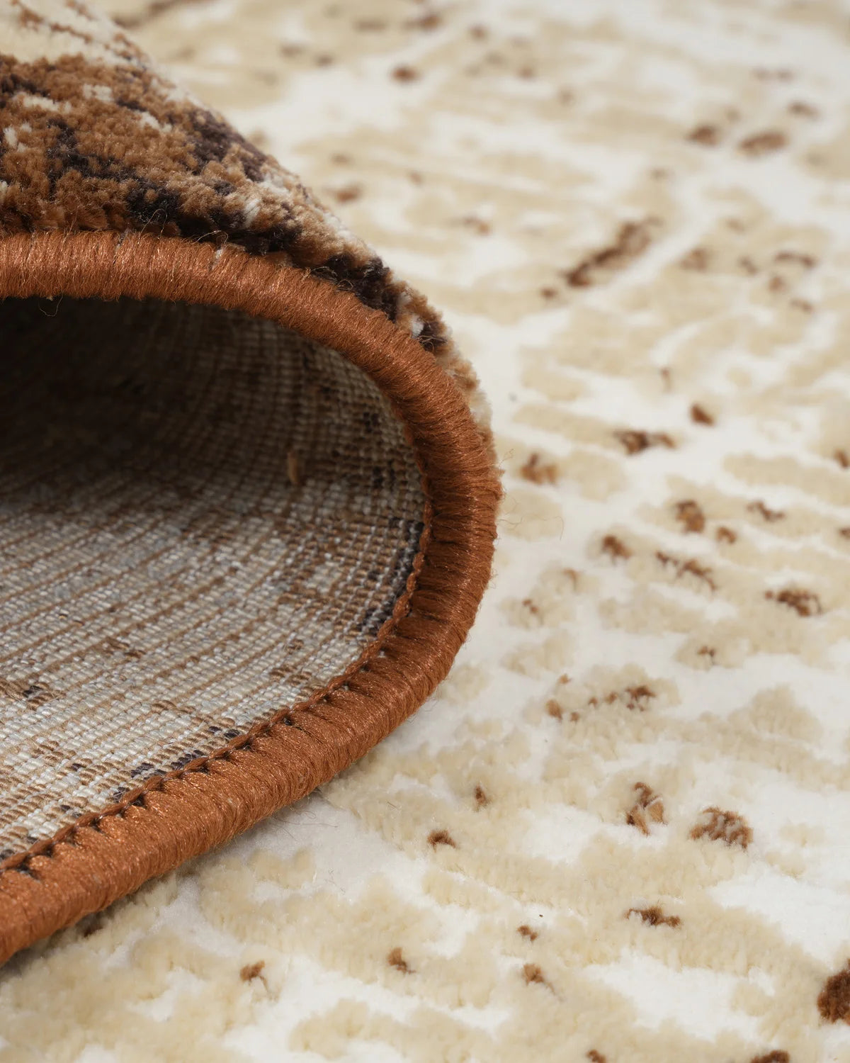 Mystic Beige and Brown Carpet