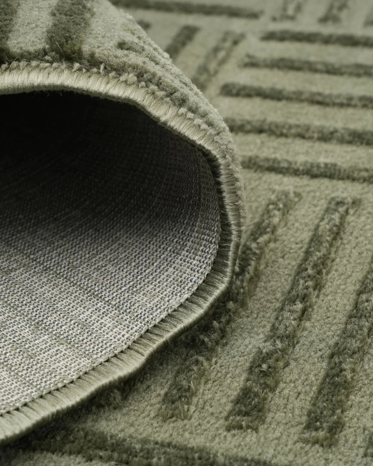 Aura Checkered Green Carpet
