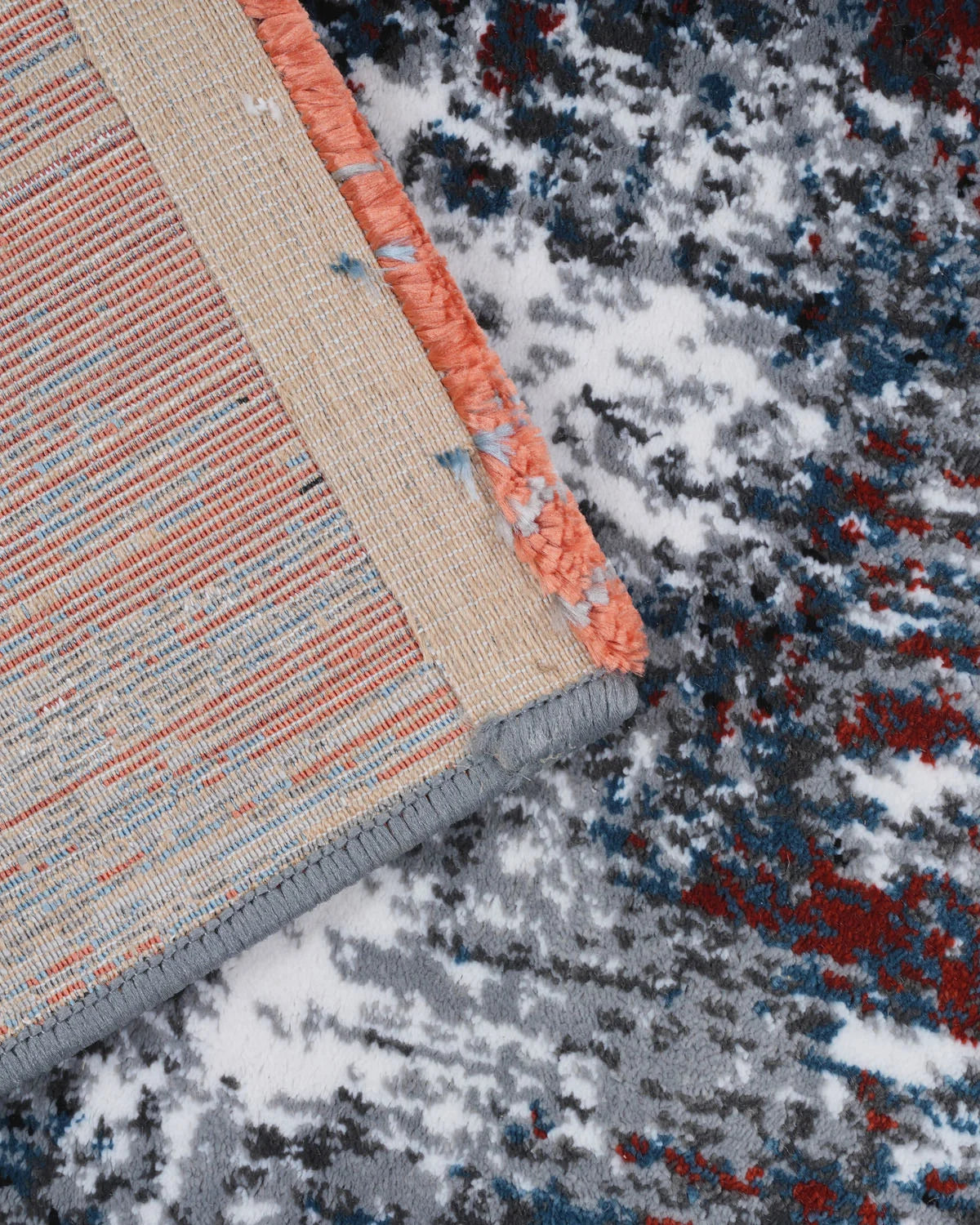 Cosmo Grey and Aqua Carpet