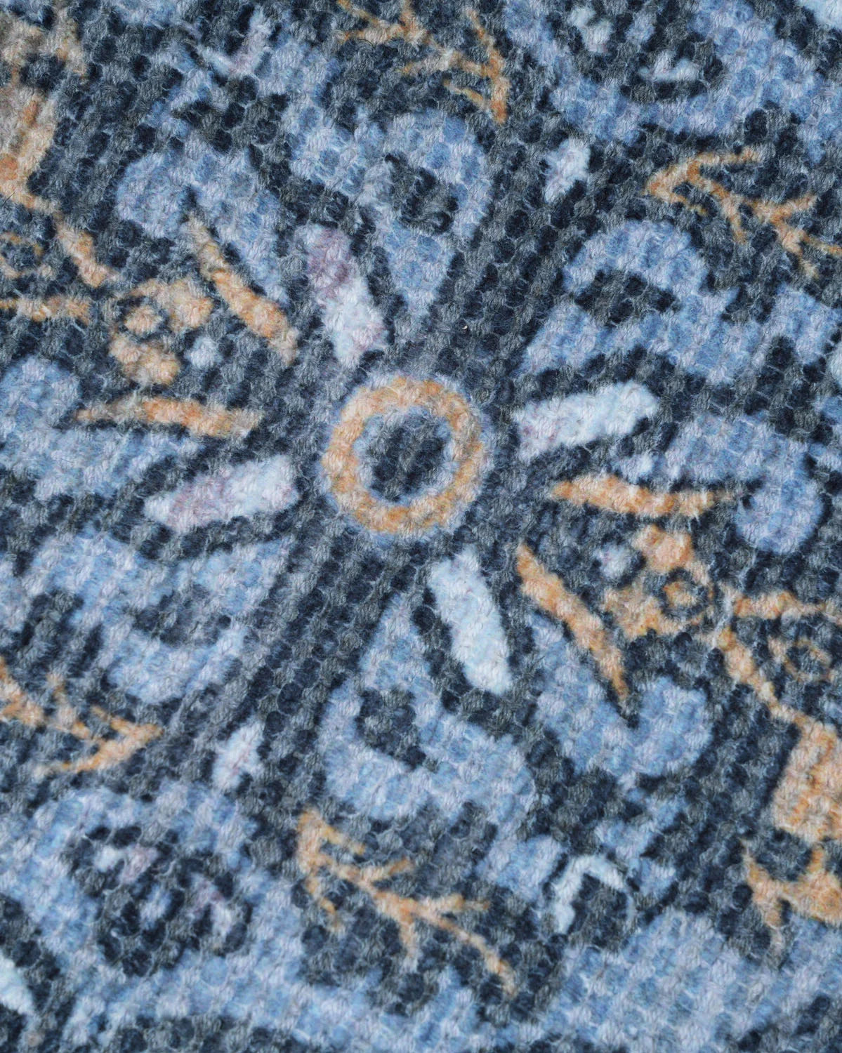 Plush Chenille Rug | Blue