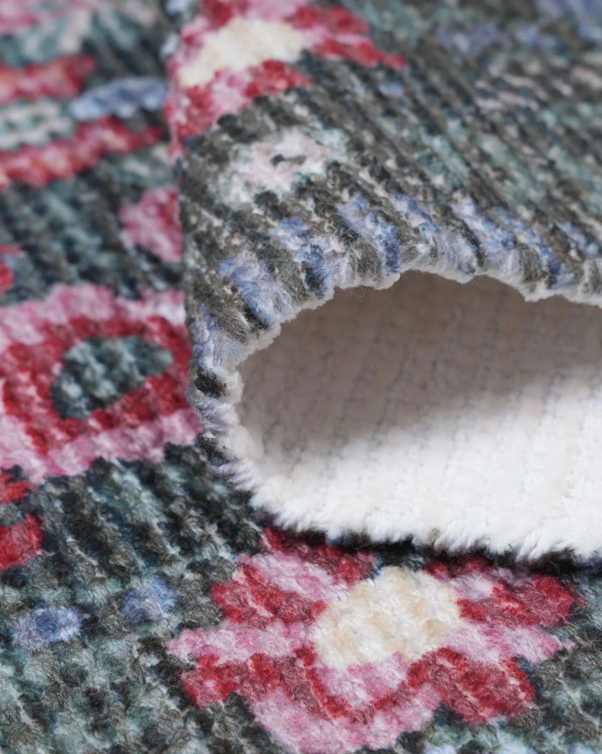 Plush Chenille Rug | Green