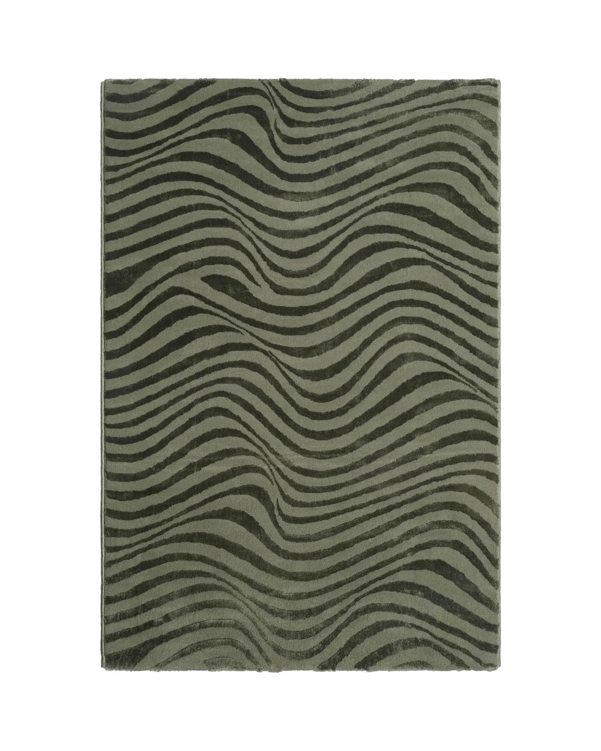 Aura Zebra Green Carpet