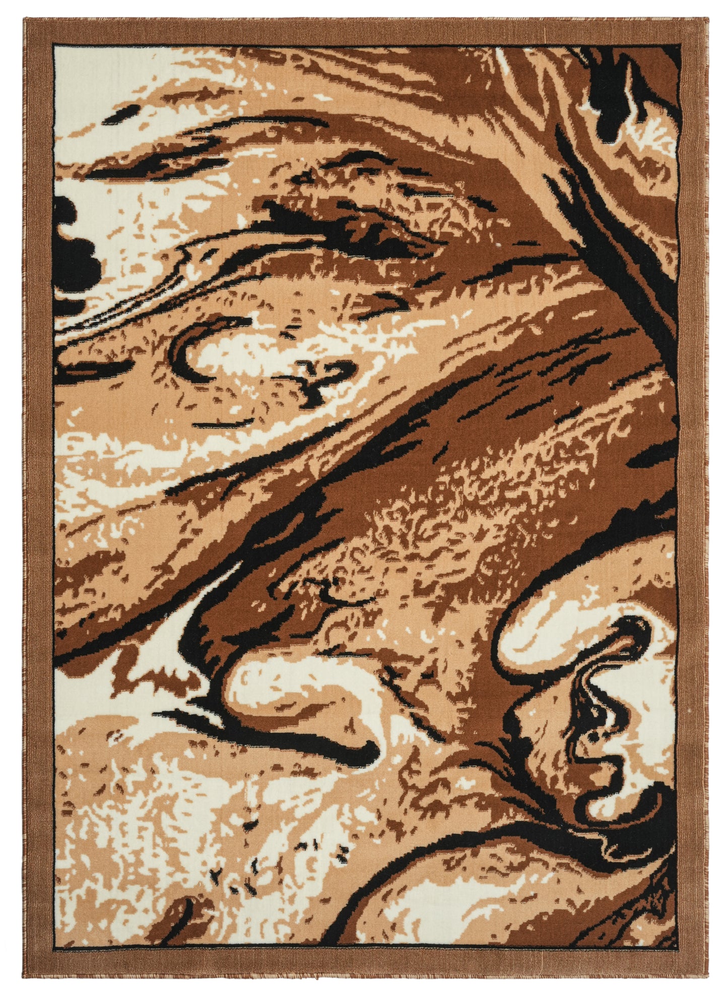 Crown Brown Marble Carpet