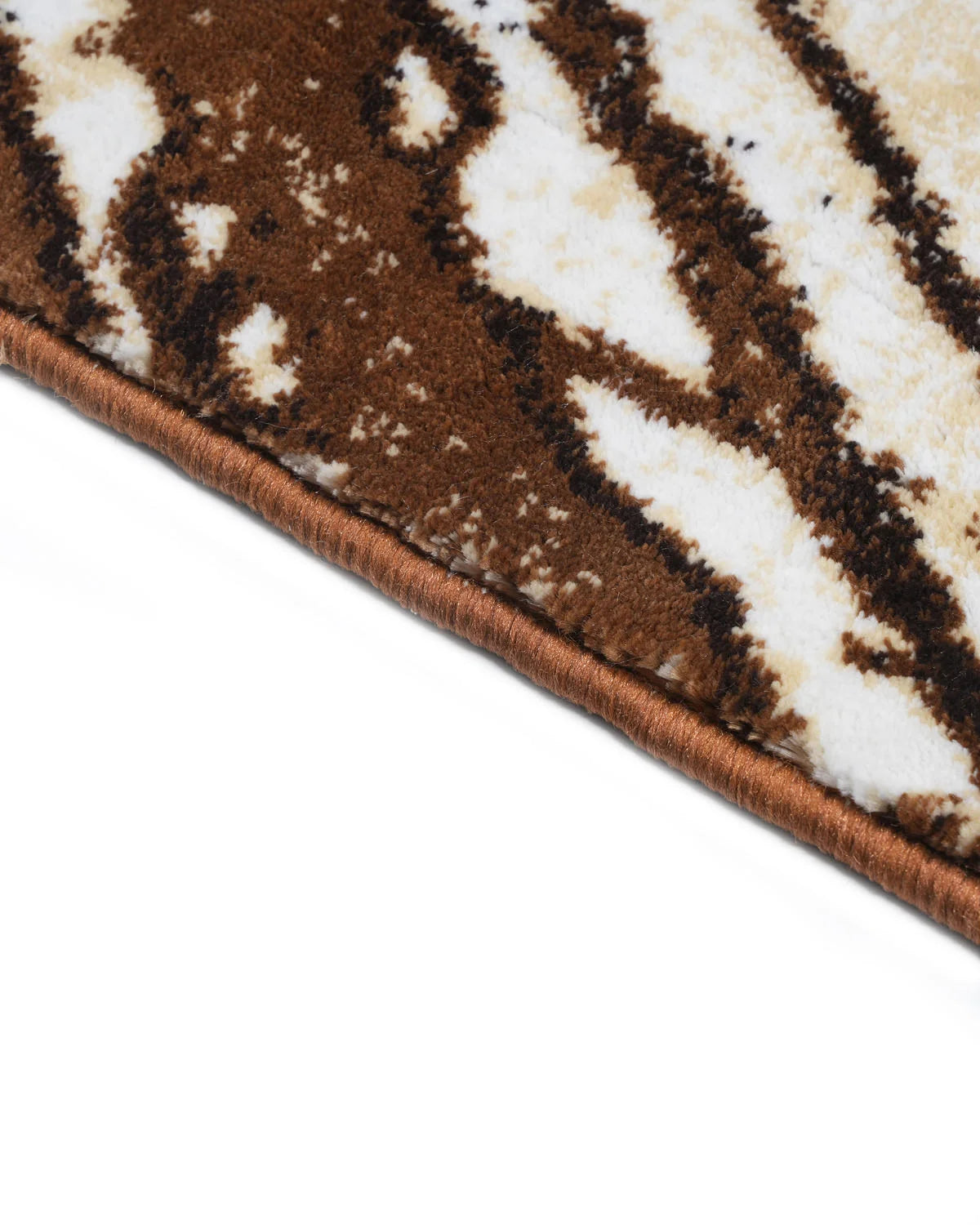 Cosmo Ivory and Brown Carpet