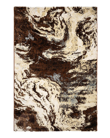 Diamond Carpets | Abstract Brown Beige Wave