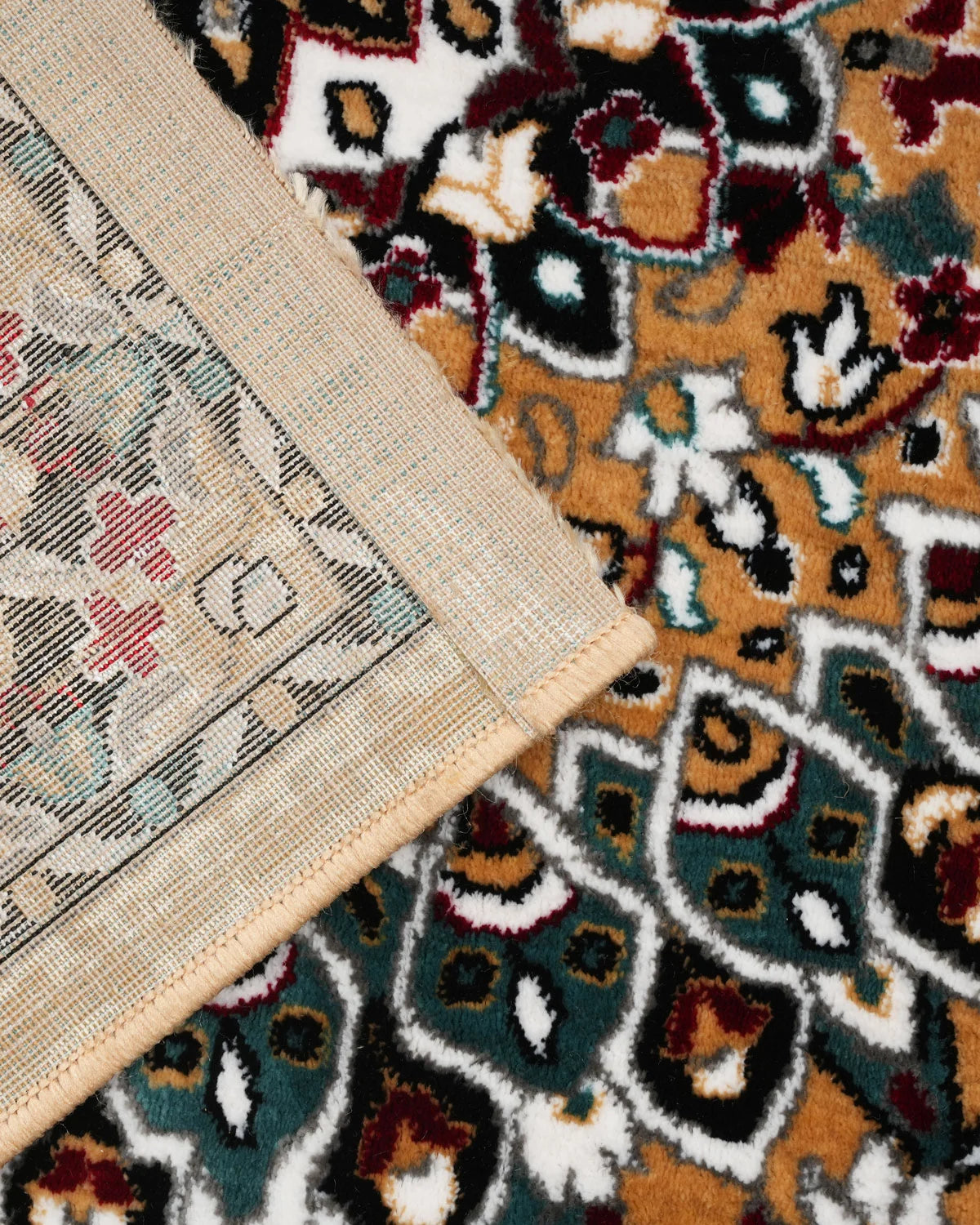 Vienna Traditional Medallion Gold Carpet