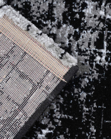 Vienna Textured Grid Grey Carpet