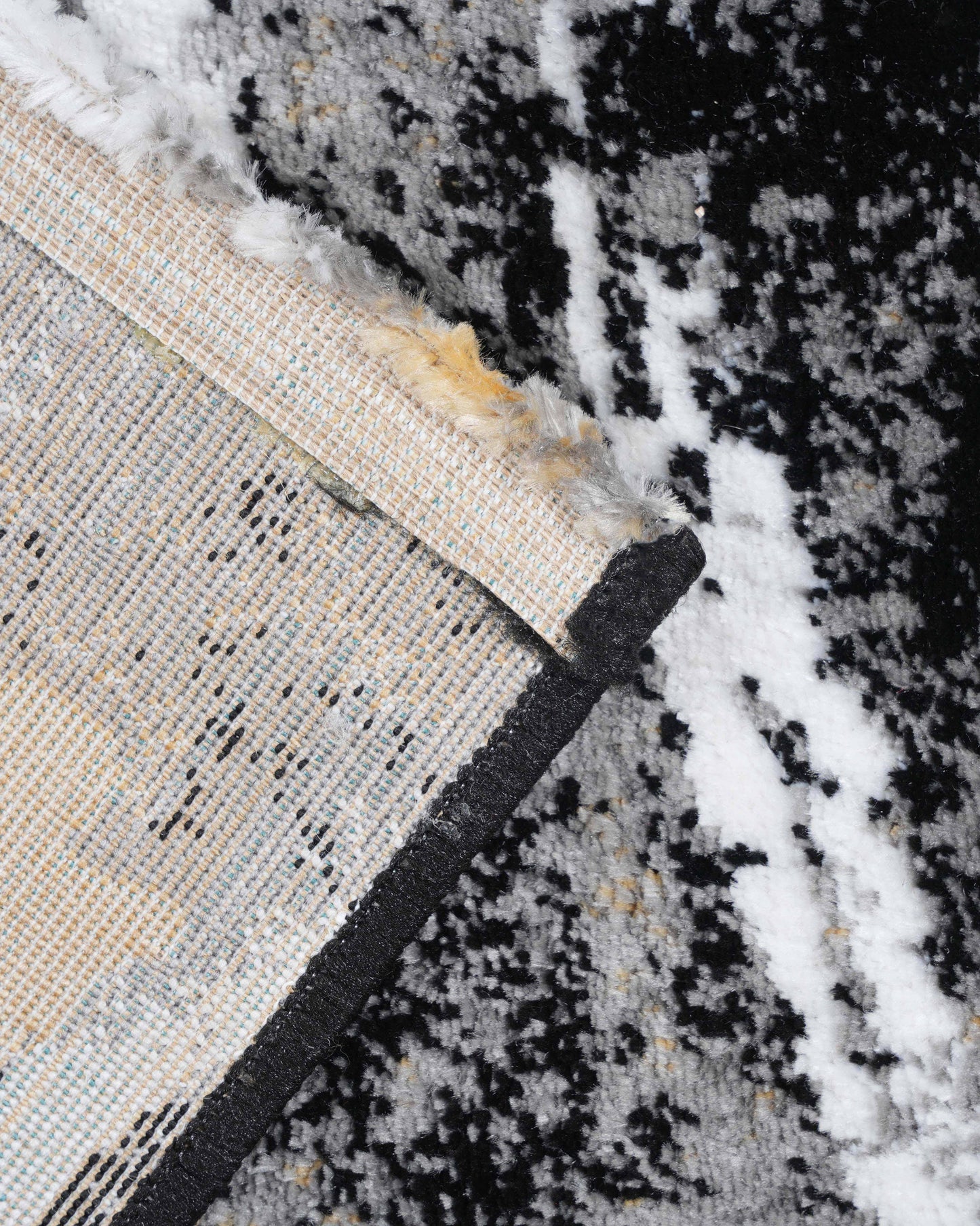 Vienna Carpet | Abstract Gold and Black