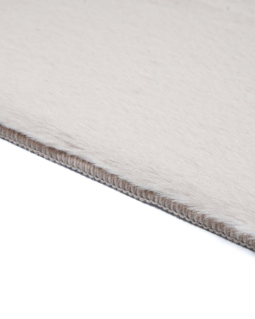 Solid Furry Carpet | Beige