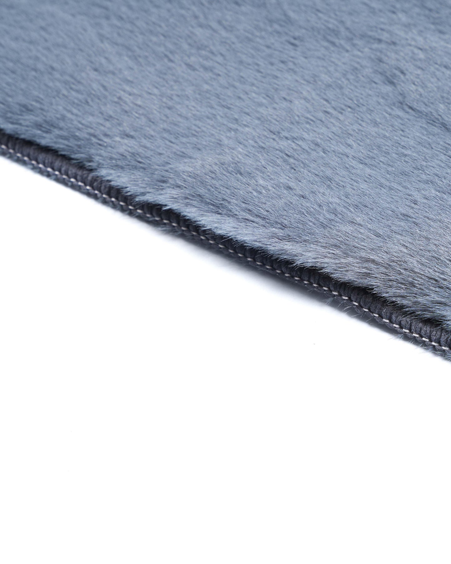 Solid Furry Carpet | Dark Grey