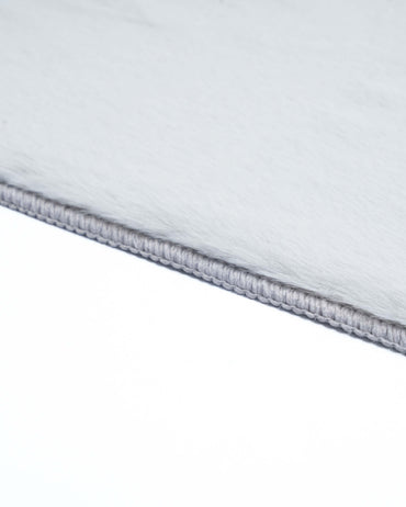 Solid Furry Carpet | Grey