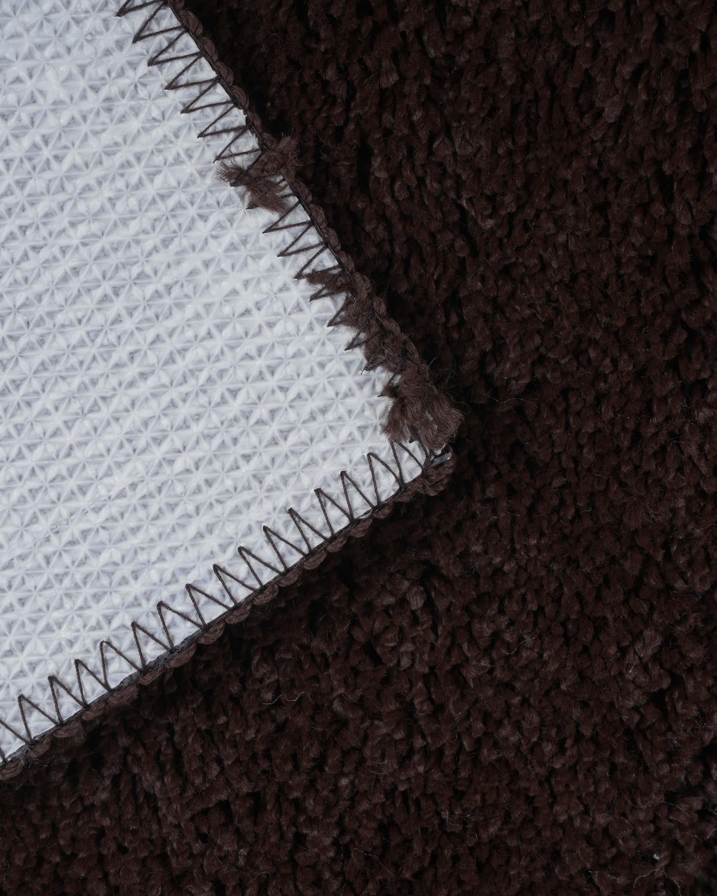 Shaggy Brown Doormat (Set of 2)