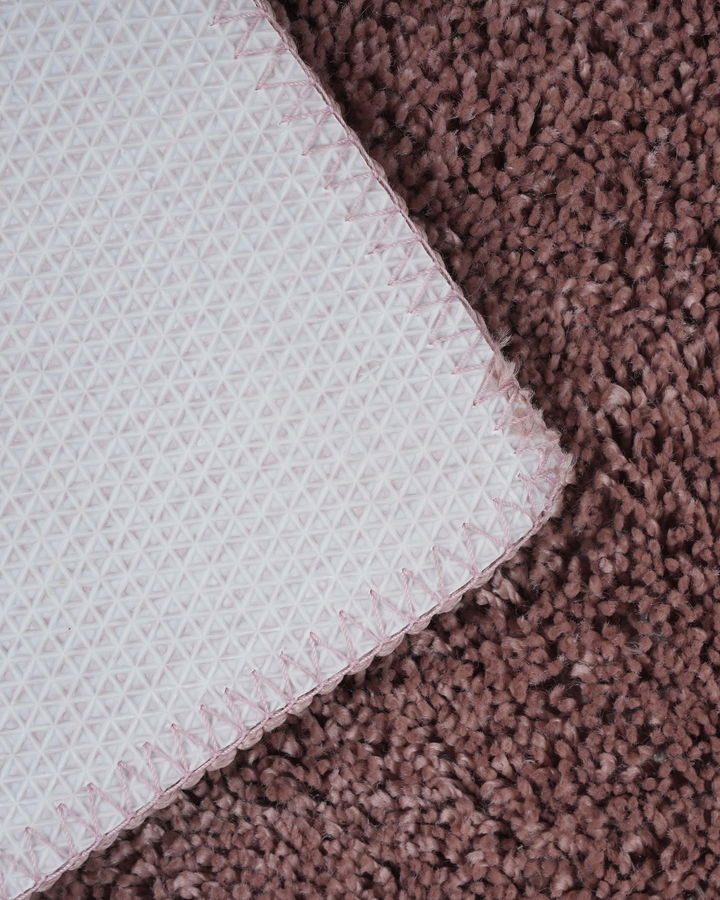 Shaggy Peach Doormat (Set of 2)
