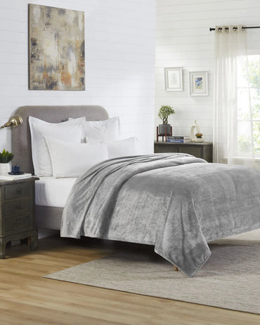 Cosmo AC Blanket | Snow Cloud | Flano Fabric