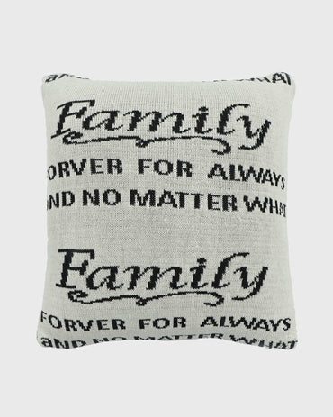 16x16 Inch Reversible Family Cushion Covers | Set Of 2