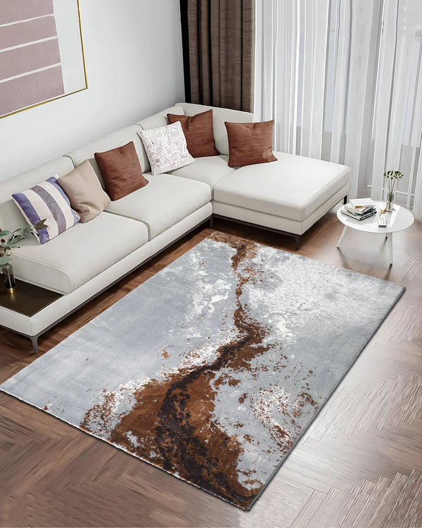Cosmo Carpet | Brown and Grey