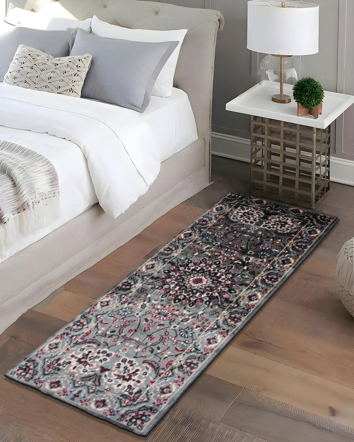 60X150 CM Vienna Runner | Antique Grey - Multi colour
