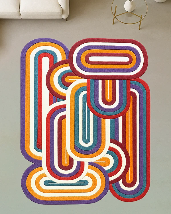 Shaped Carpet 01  | Multicolor