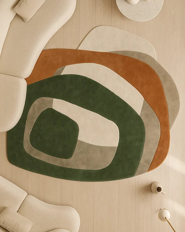 Shaped Carpet  |  Pebble Form Carpet