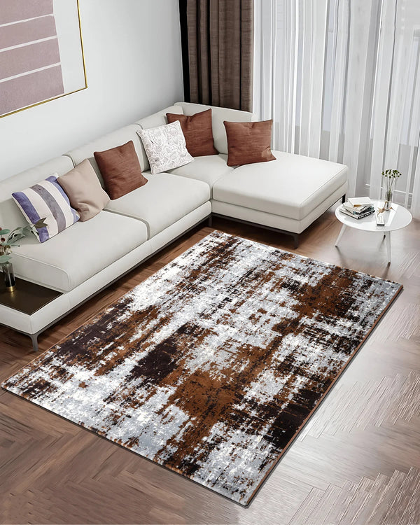 Cosmo Carpet | Grey and Brown