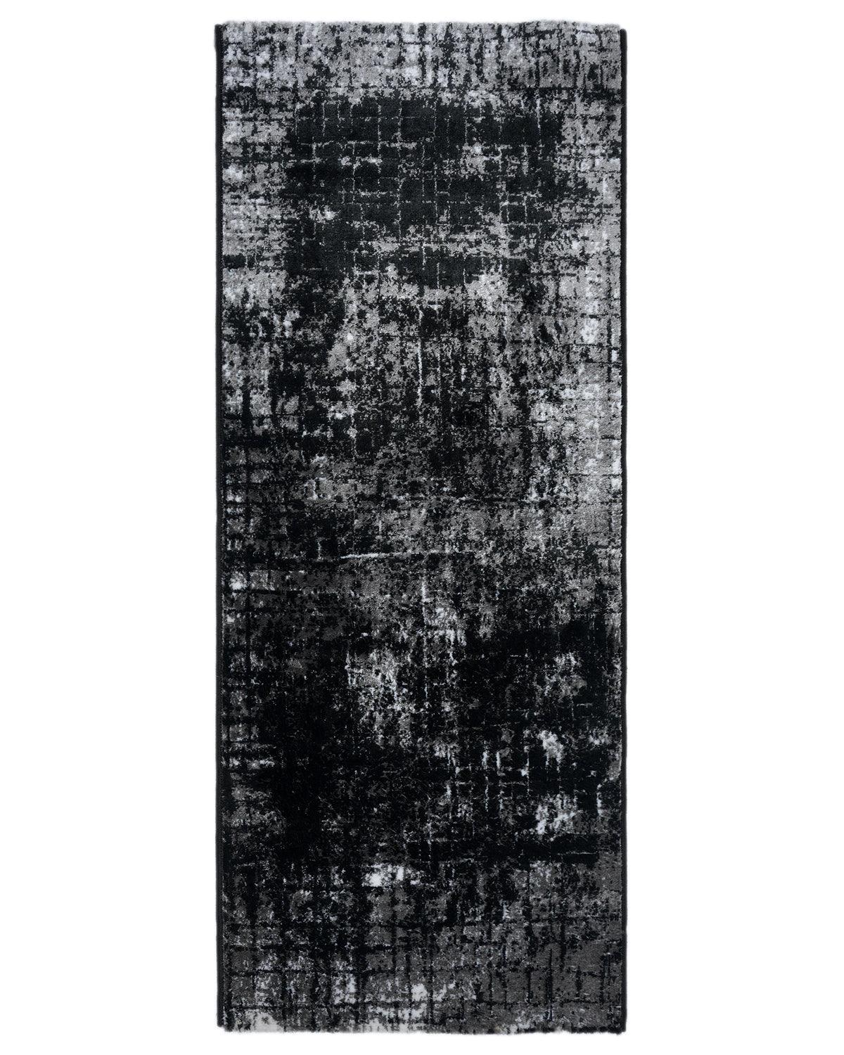 60X150 CM Vienna Runner | Grey Textured Grid