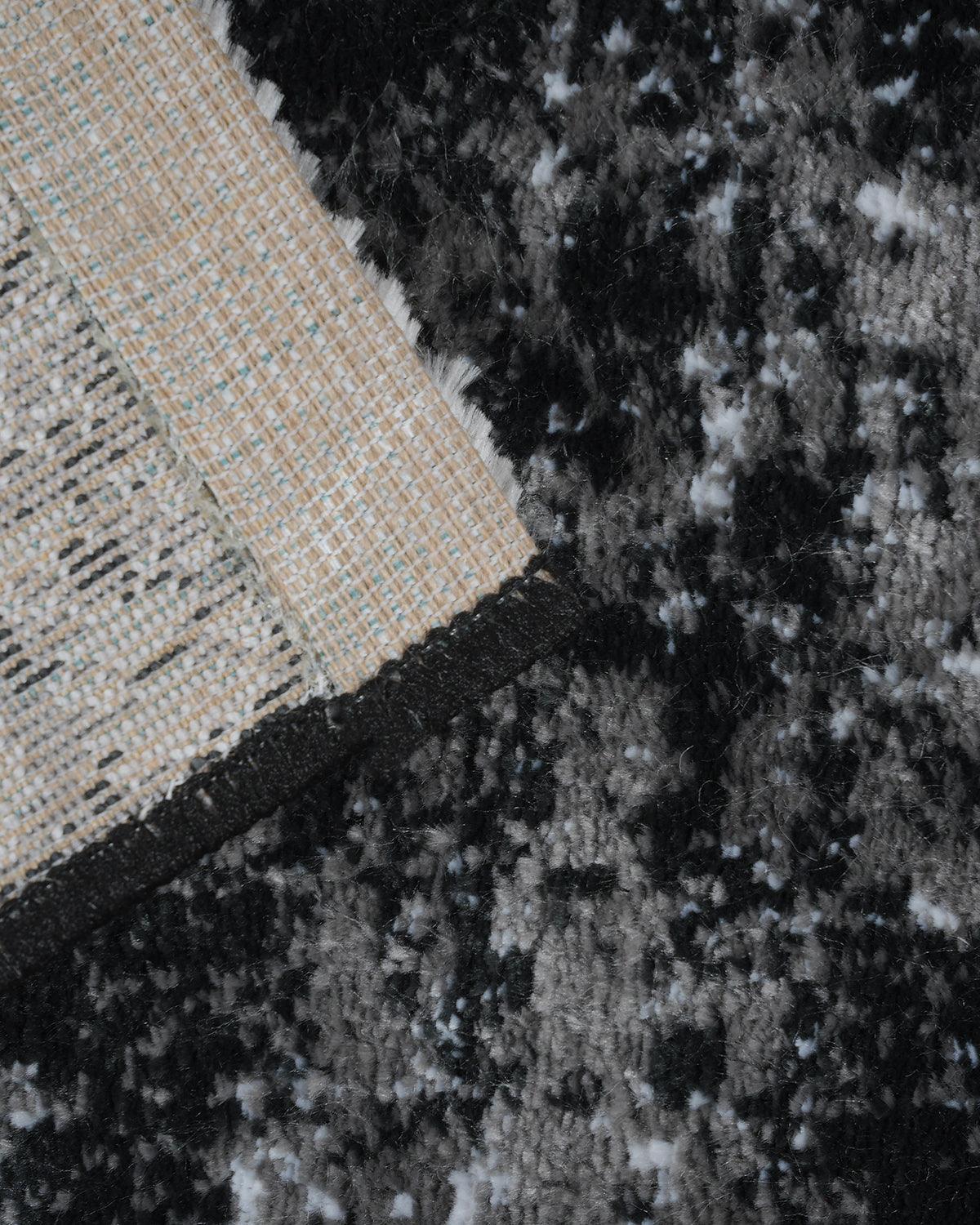 60X150 CM Vienna Runner | Grey Textured Grid