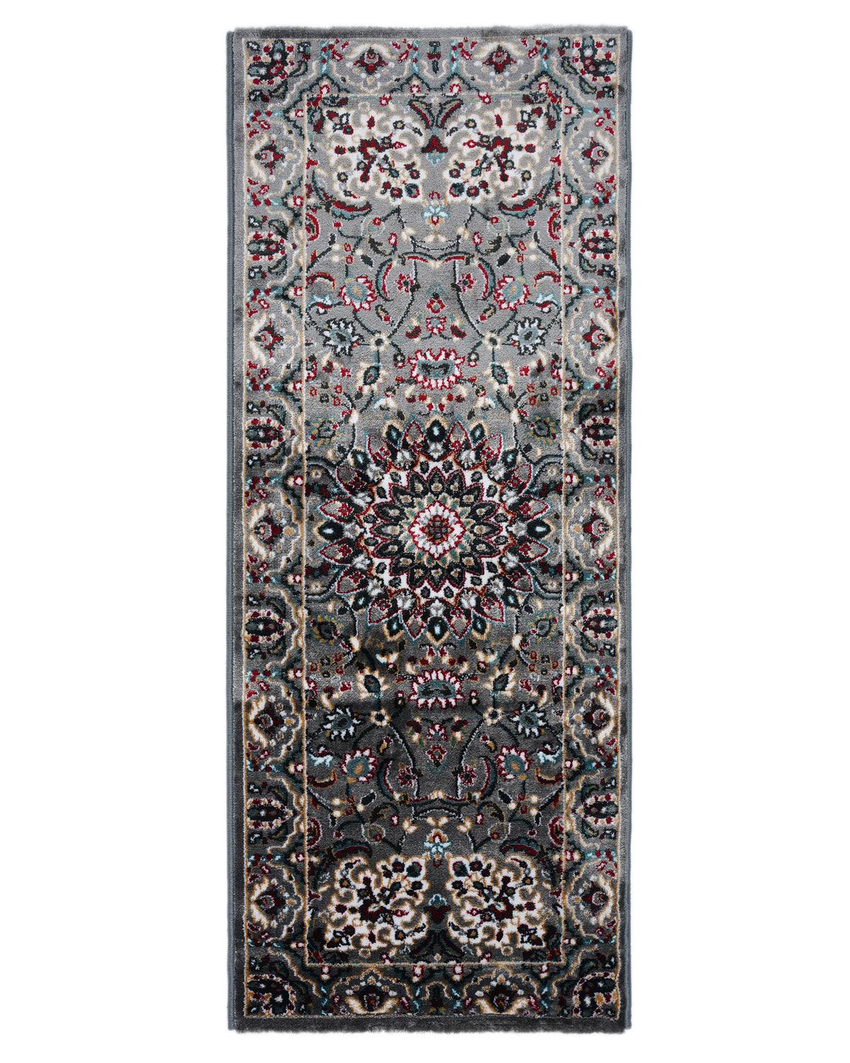 60X150 CM Vienna Runner | Antique Grey - Multi colour