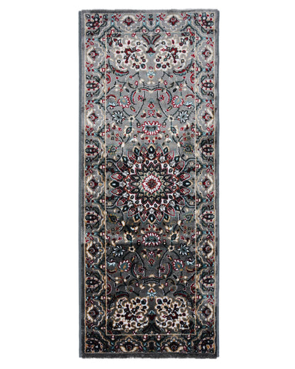 60X150 CM Vienna Runner | Antique Grey - Multi colour