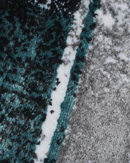 60X150 CM Vienna Runner | Aqua Geometric