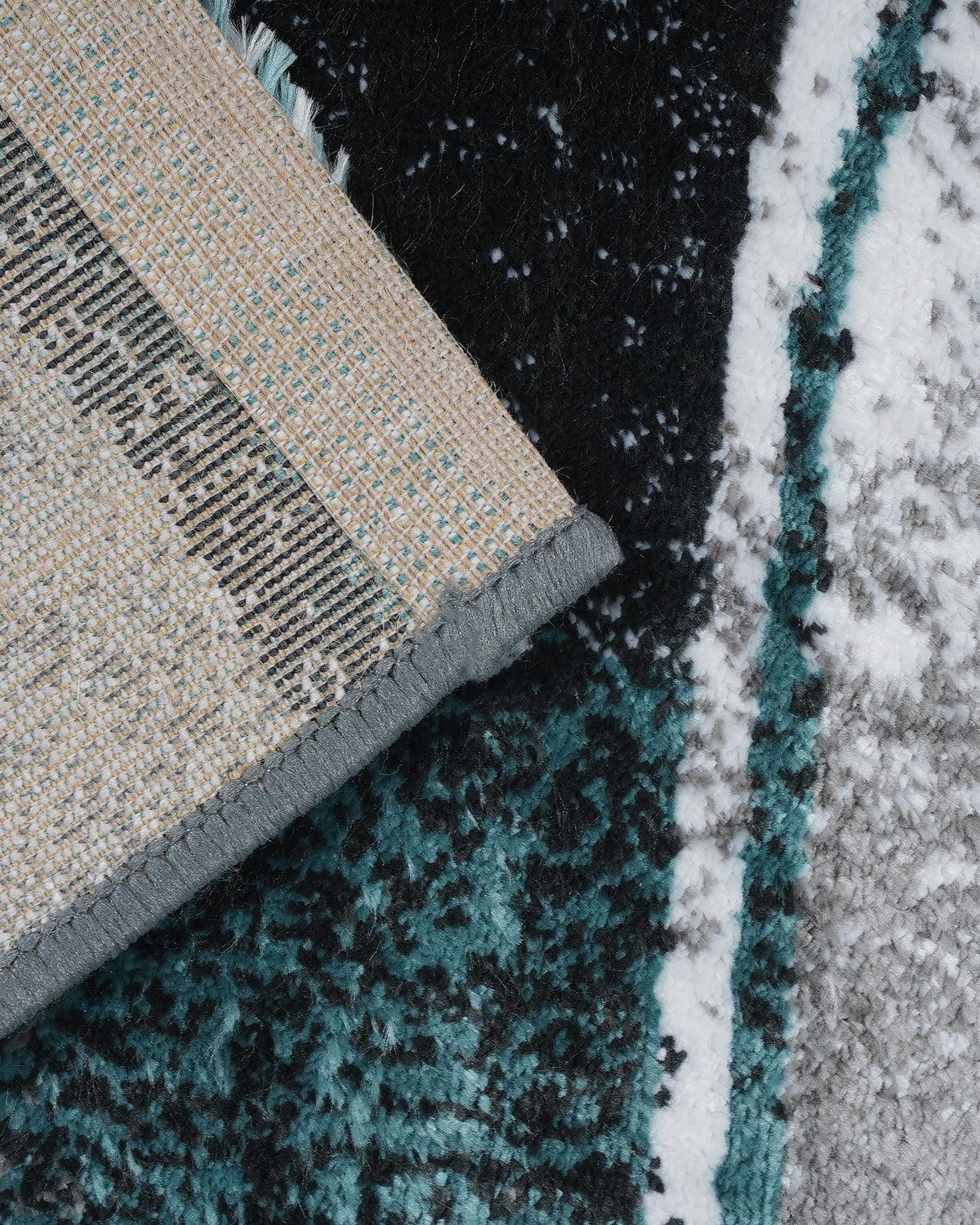60X150 CM Vienna Runner | Aqua Geometric