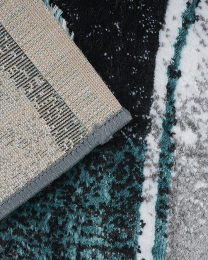 60X150 CM Vienna Runner | Aqua Geometric