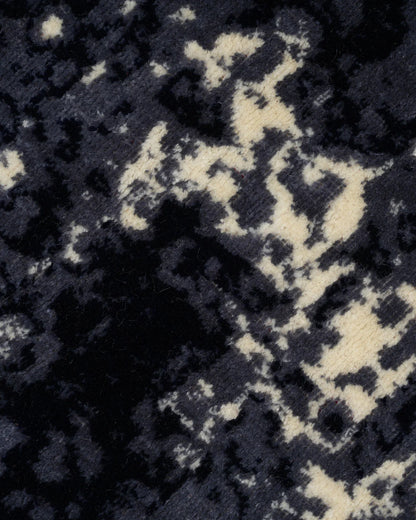 Silvora Rug | Black & White | Modern Abstract