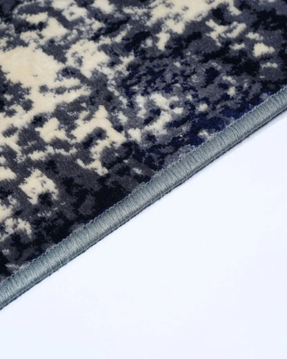 Silvora Rug | Black & White | Modern Abstract