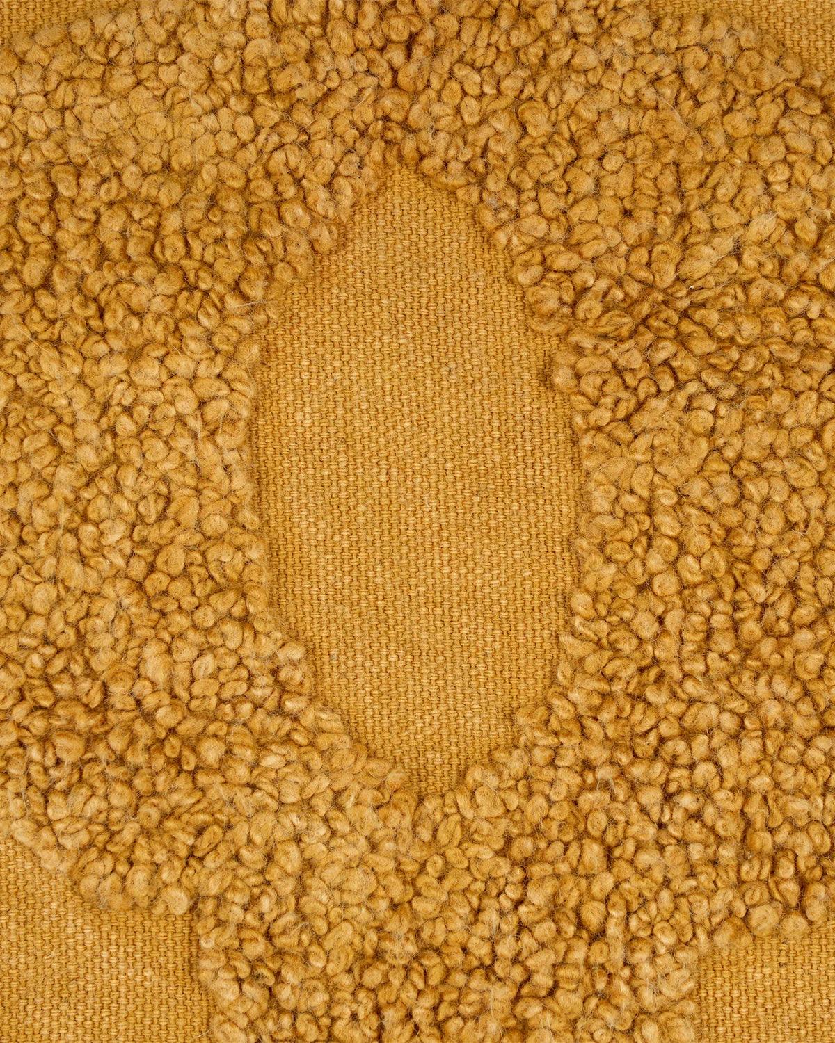 18X18 inch Yellow tufted cotton cushion covers | Set of 2