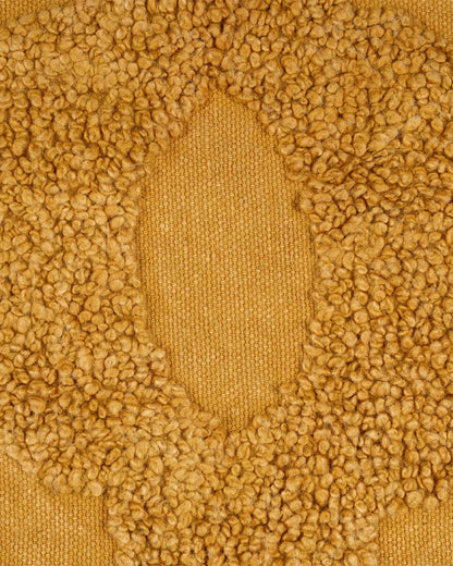 18X18 inch Yellow tufted cotton cushion covers | Set of 2