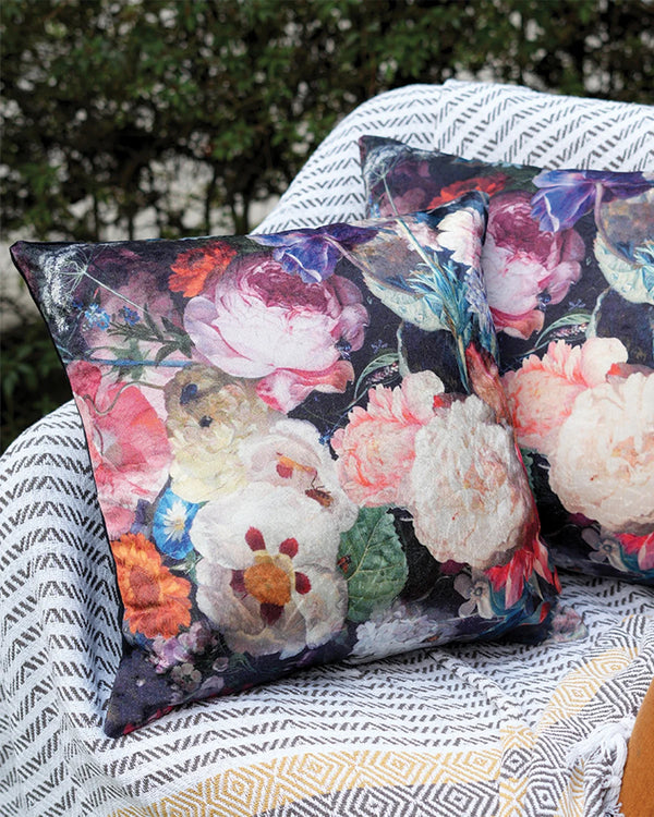 18" x 18" Purple floral cushion covers (45x45 cm)