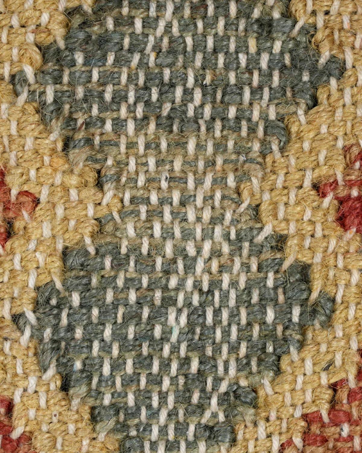 18X18 inch Mustard Red Jute cushion covers | Set of 2