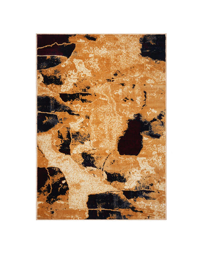 Silvora Rug | Brown & Black | Modern Abstract
