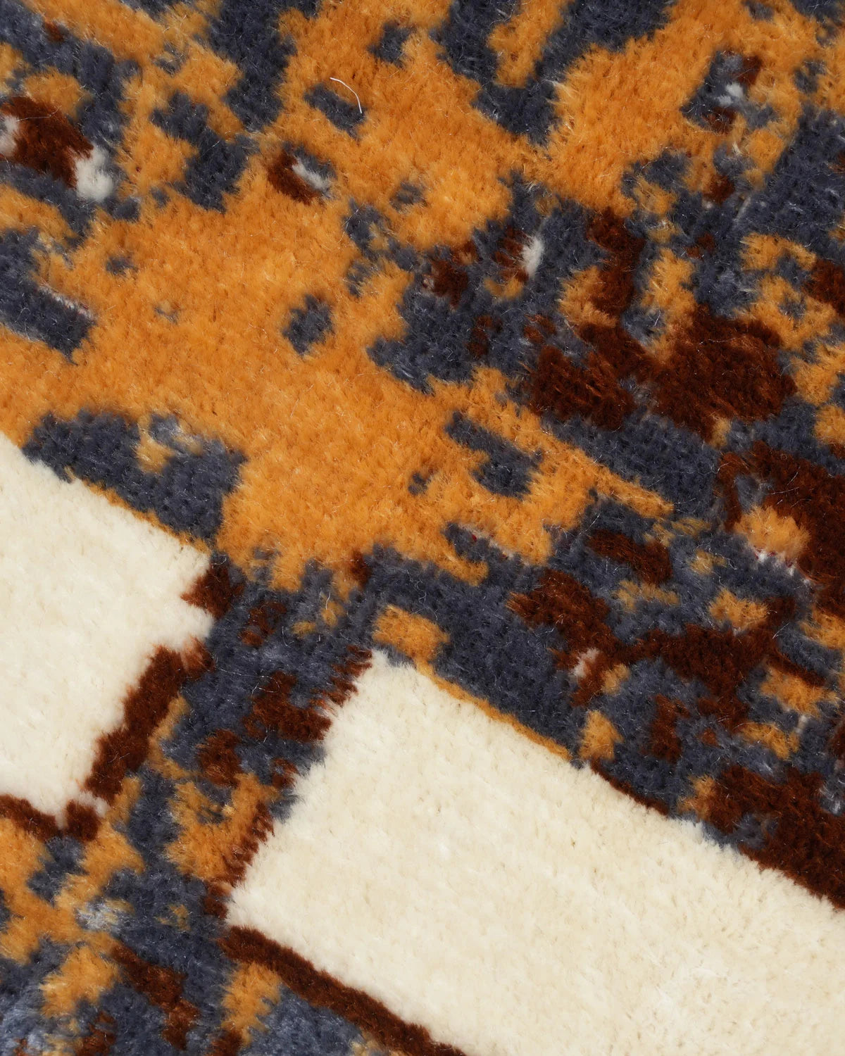 Silvora Rug | Rust & Brown | Modern Abstract