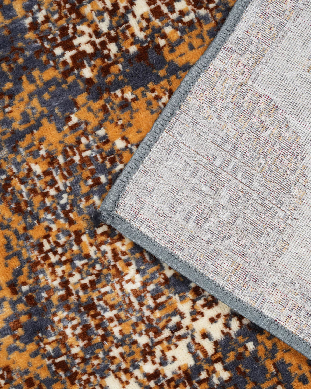 Silvora Rug | Rust & Brown | Modern Abstract